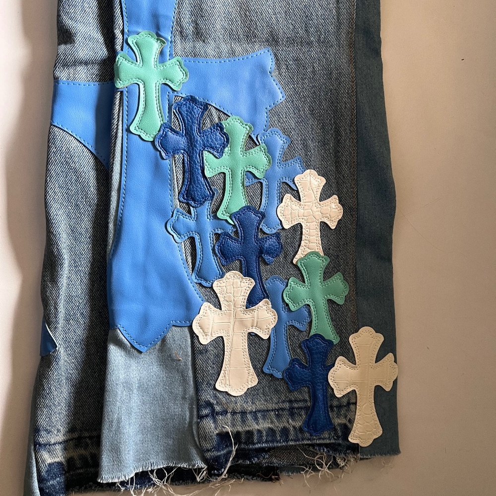 jeans chrome hearts